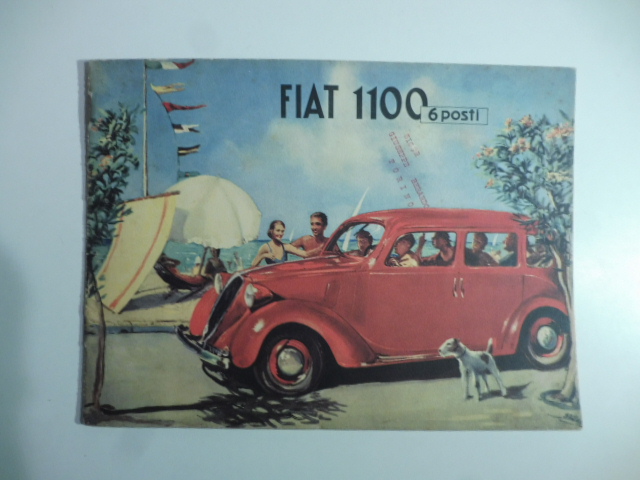Fiat 1100 6 posti. Catalogo pubblicitario